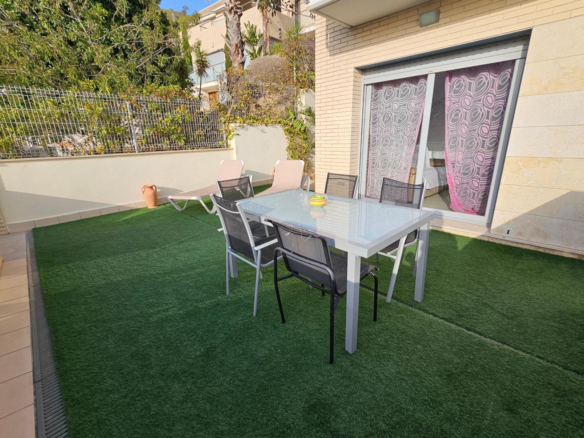 דירות סיטגס Duplex Moderno 3 Hab Parking, Vistas Al Mar Y Terraza מראה חיצוני תמונה